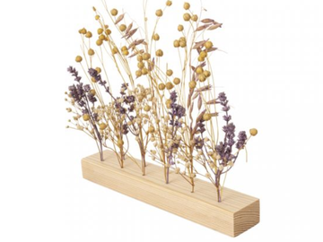 Dřevěný stojan na sušené květiny a bylinky 22,5cm