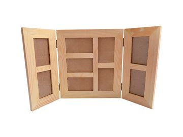 Dřevěný stolní rámeček 9 dílný