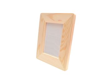 Dřevěný zaoblený rámeček na fotografii 9x13cm
