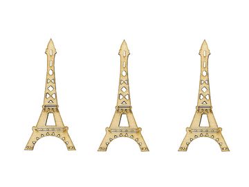 Dýhové výřezy 3ks - Eiffelova věž