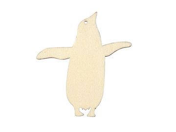 Dýhové výřezy 3ks - tučňák