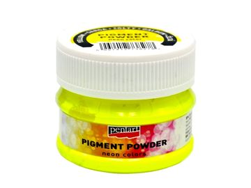 Efektový pigmentový prášek 6g - neonový žlutý