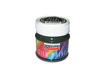 Tekutá barva na hedvábí a textil Pentart - 50ml - olivová