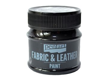 Barva na kůži a textil PENTART 50ml - černá