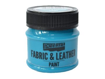 Barva na kůži a textil PENTART 50ml - tyrkysově modrá