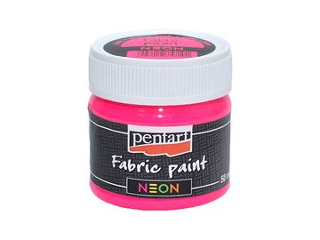 Barva na textil PENTART NEON 50ml - neonová růžová