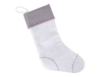 Filcová vánoční dekorace 43cm - ponožka