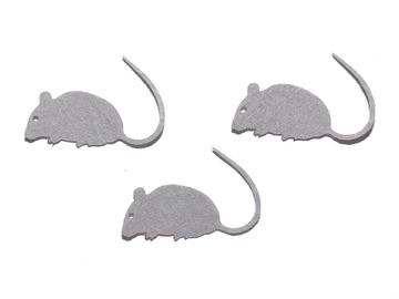 Filcové výřezy 5cm 3ks - myši