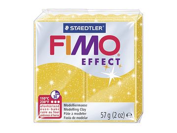 Modelovací hmota FIMO Effect 56g - zlatá s glitry