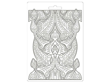 Flexibilní texturová forma A5 - romantický vzor