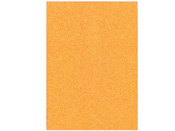 Glitrovaný papír NEON 200g - oranžový