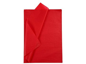 Hedvábný papír 50x70cm 25ks - červený