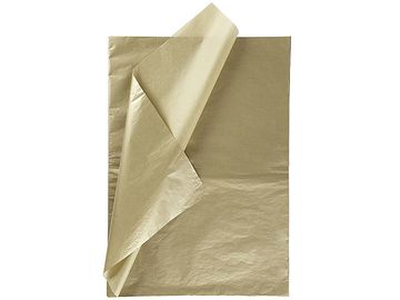 Hedvábný papír 50x70cm 25ks - zlatý