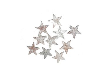 Hvězdy z březové kůry bílé - 2,5cm - 10ks