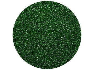 Korálky Rokajl 2mm 20g - průhledné - smaragdové
