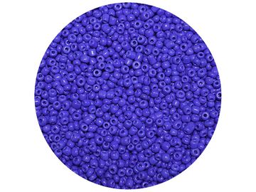 Korálky Rokajl 4mm 20g - neprůhledné - tmavě modré