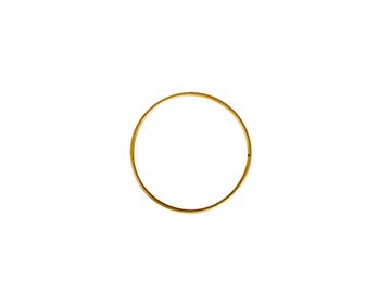 Kovový kruh - základ na věnec/lapač snů 10cm - zlatý