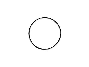 Kovový kruh - základ na věnec/lapač snů 15cm - černý