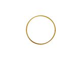 Kovový kruh - základ na věnec/lapač snů 15cm - zlatý