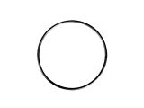 Kovový kruh - základ na věnec/lapač snů 20cm - černý