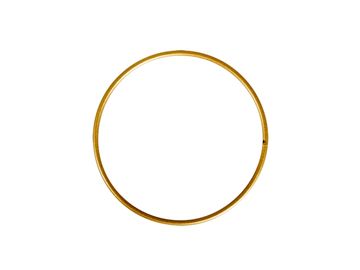 Kovový kruh - základ na věnec/lapač snů 20cm - zlatý