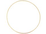 Kovový kruh - základ na věnec/lapač snů 60cm - zlatý
