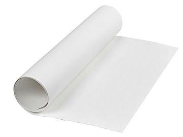 Kožený papír na šití 1m - bílý