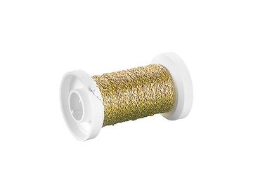 Mačkaný aranžérský drát 0,25mm 50m - zlatý