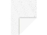 Kreativní bílý papír s potiskem A4 - stříbrné hvězdičky