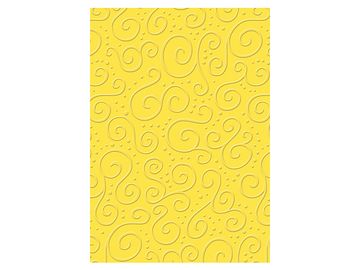Kreativní papír MILANO embosovaný A4 220g - žlutý