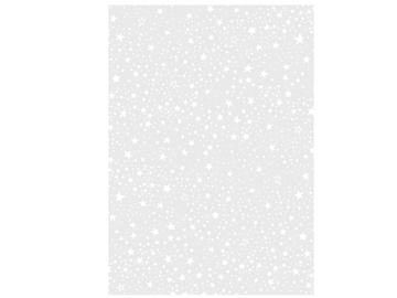 Kreativní pauzovací papír 115g A4 - bílé hvězdy