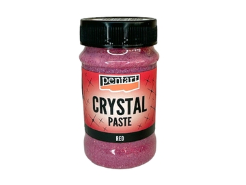 Krystalová pasta se třpytkami PENTART 100ml - červená
