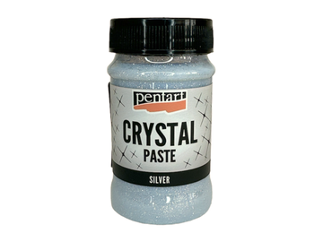 Krystalová pasta se třpytkami PENTART 100ml - stříbrná