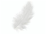 Marabu peříčka 15ks - bílé