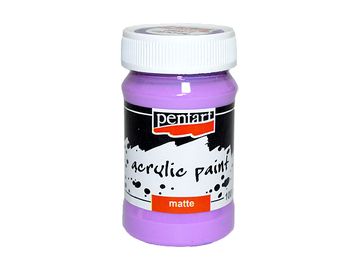 Matná akrylová barva Pentart 100ml - fialka