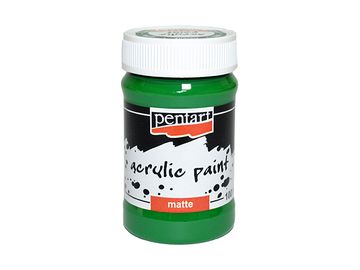 Matná akrylová barva Pentart 100ml - zelená