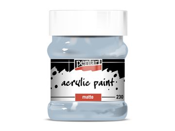 Matná akrylová barva PENTART 230 ml - country-modrá