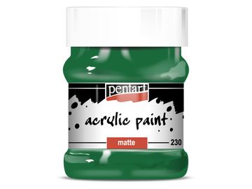 Matná akrylová barva PENTART 230 ml - zelená