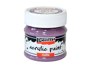 Matná akrylová barva Pentart - 50ml - fialová
