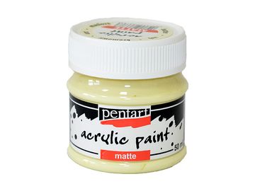 Matná akrylová barva Pentart - 50ml - máslová