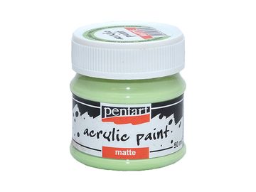Matná akrylová barva Pentart - 50ml - mojito zelená