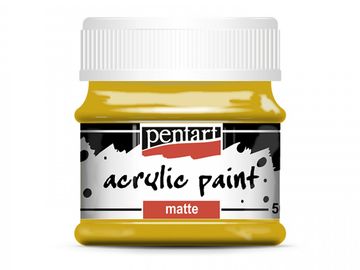 Matná akrylová barva Pentart 50ml - okrová