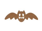 MDF závěsný výřez 15cm Halloween - netopýr