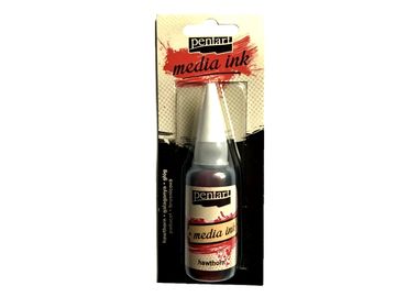 Media ink PENTART - alkoholový inkoust 20ml - brusinka