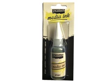 Media ink PENTART - alkoholový inkoust 20ml - zázvor