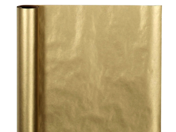 Metalický balící papír 50cm 4m - bronzový matný