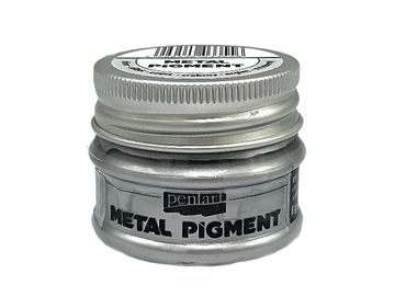 Metalický pigmentový prášek PENTART 8g - stříbrný