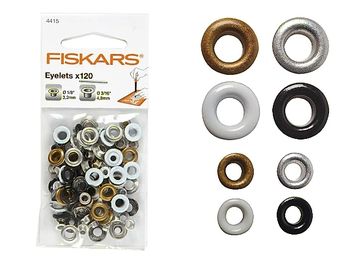 Mix kovových nýtů FISKARS 120ks