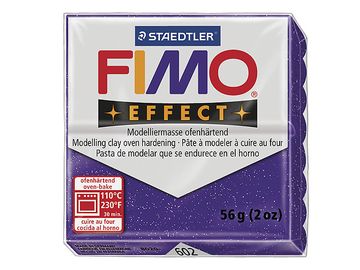 Modelovací hmota FIMO Effect 56g - fialová se třpytkami
