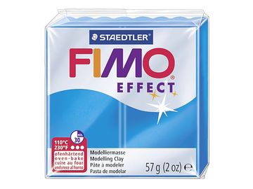 Modelovací hmota FIMO Effect 56g - průhledná modrá